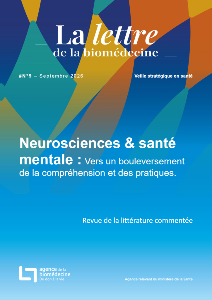 Couverture : La lettre de la biomédecine #9